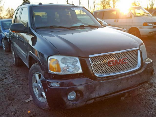 1GKDT13S542250134 - 2004 GMC ENVOY BLACK photo 1