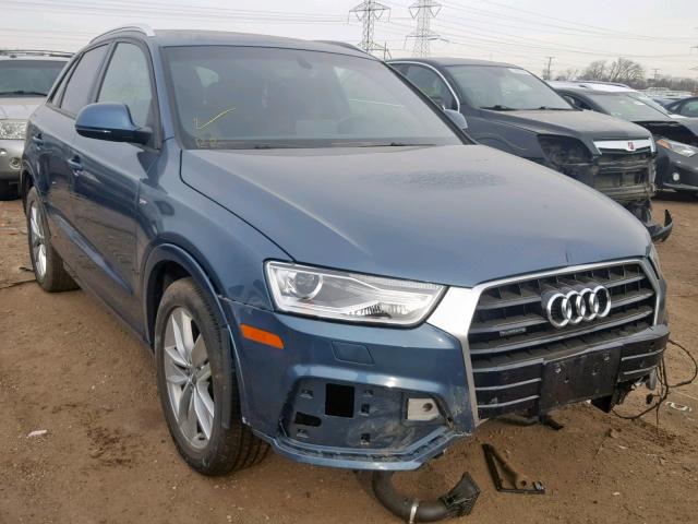 WA1ECCFS2JR007160 - 2018 AUDI Q3 PREMIUM BLUE photo 1