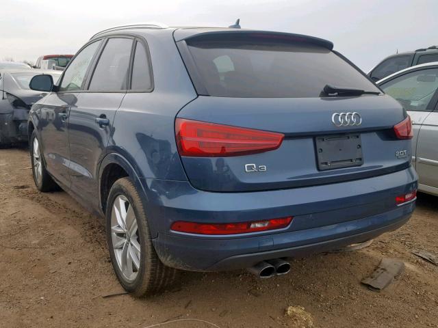 WA1ECCFS2JR007160 - 2018 AUDI Q3 PREMIUM BLUE photo 3