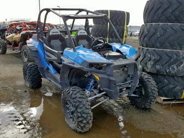 3NSVDE924JF402360 - 2018 POLARIS RZR XP TUR BLUE photo 1