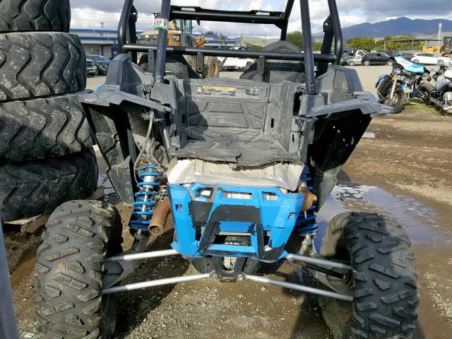 3NSVDE924JF402360 - 2018 POLARIS RZR XP TUR BLUE photo 9