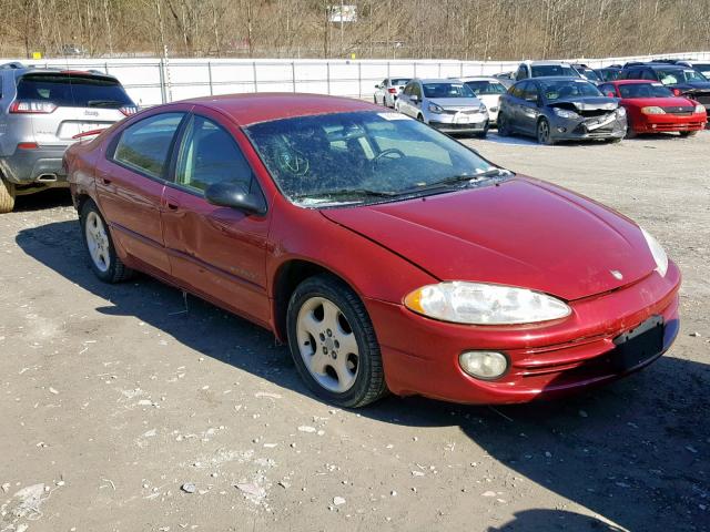 2B3HD76V11H652806 - 2001 DODGE INTREPID R RED photo 1