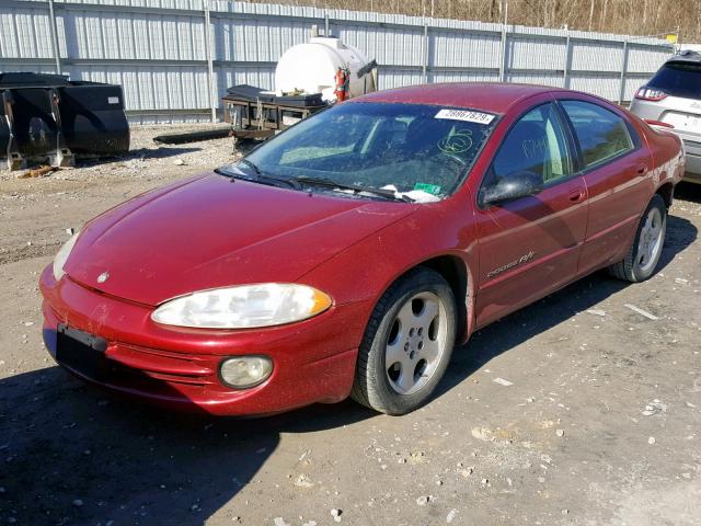 2B3HD76V11H652806 - 2001 DODGE INTREPID R RED photo 2