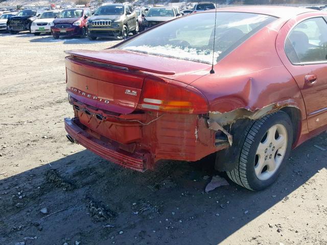 2B3HD76V11H652806 - 2001 DODGE INTREPID R RED photo 9