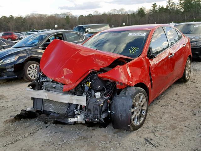 1C3CDFFA6GD815962 - 2016 DODGE DART SXT S RED photo 2