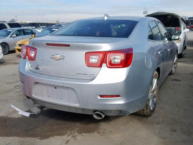 1G11F5SL7FF171320 - 2015 CHEVROLET MALIBU LTZ SILVER photo 4