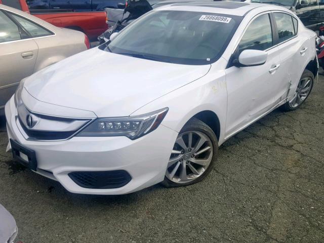 19UDE2F79GA013998 - 2016 ACURA ILX PREMIU WHITE photo 2