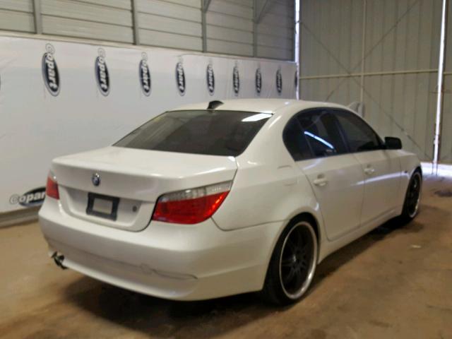 WBANW13518CZ80363 - 2008 BMW 535 I WHITE photo 4