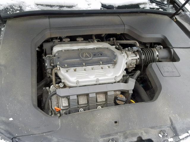 19UUA8F37EA006346 - 2014 ACURA TL SE GRAY photo 7