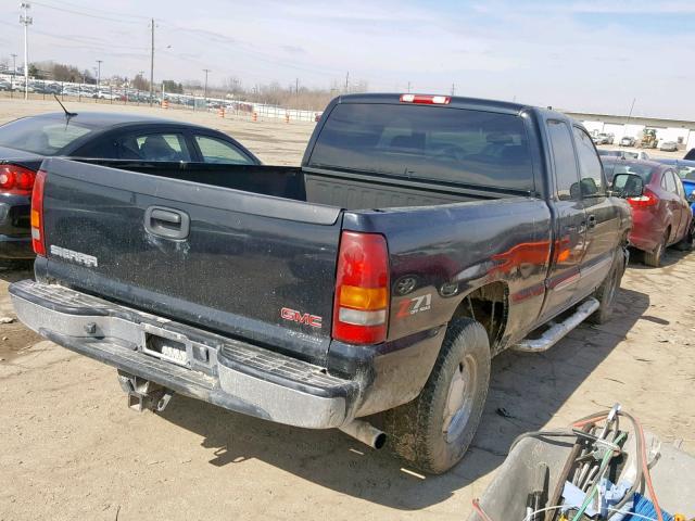 1GTEK19T03Z113949 - 2003 GMC NEW SIERRA BLACK photo 4