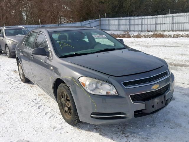 1G1ZG57B484248644 - 2008 CHEVROLET MALIBU LS GRAY photo 1
