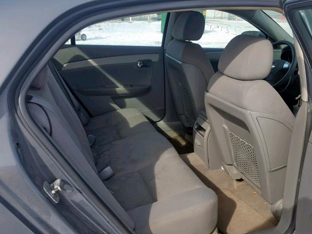 1G1ZG57B484248644 - 2008 CHEVROLET MALIBU LS GRAY photo 6