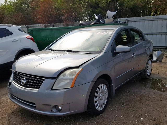 3N1AB61EX8L662732 - 2008 NISSAN SENTRA 2.0 GRAY photo 2