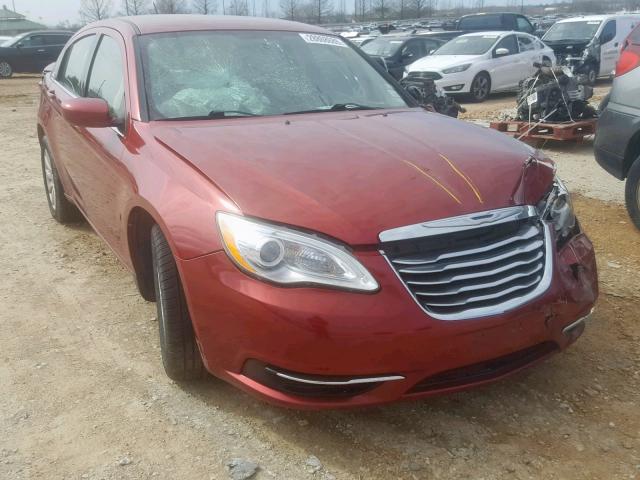 1C3CCBBB5DN627451 - 2013 CHRYSLER 200 TOURIN RED photo 1