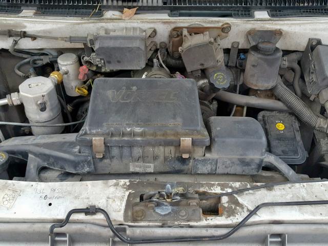 1GCDM19X22B132504 - 2002 CHEVROLET ASTRO WHITE photo 7