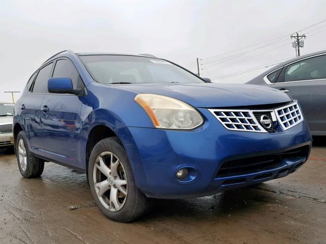 JN8AS58T78W013917 - 2008 NISSAN ROGUE S BLUE photo 1