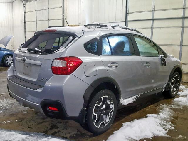 JF2GPACC3D2851405 - 2013 SUBARU XV CROSSTR SILVER photo 4