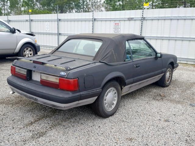 1FACP44MXNF121819 - 1992 FORD MUSTANG LX BLACK photo 4