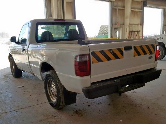 1FTYR10D83PB65372 - 2003 FORD RANGER WHITE photo 3