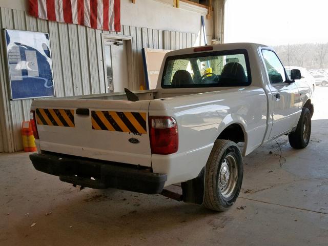 1FTYR10D83PB65372 - 2003 FORD RANGER WHITE photo 4