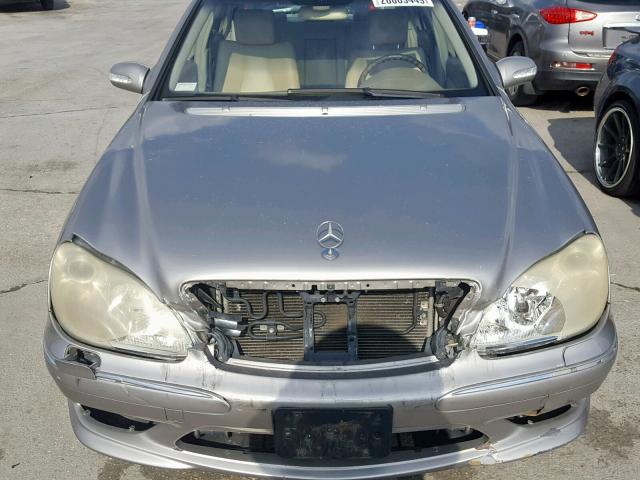 WDBNG70J33A371718 - 2003 MERCEDES-BENZ S 430 SILVER photo 7