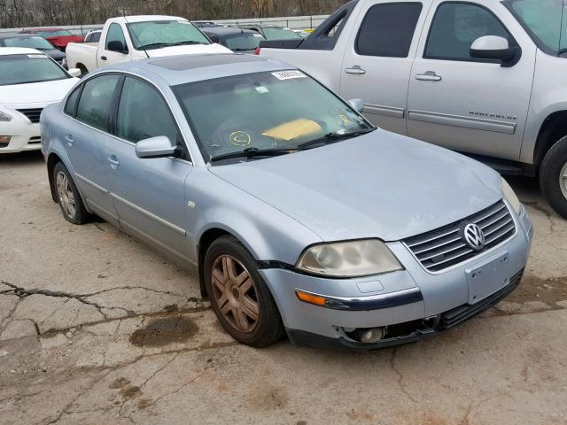 WVWUK63BX3P260610 - 2003 VOLKSWAGEN PASSAT W8 BLUE photo 1