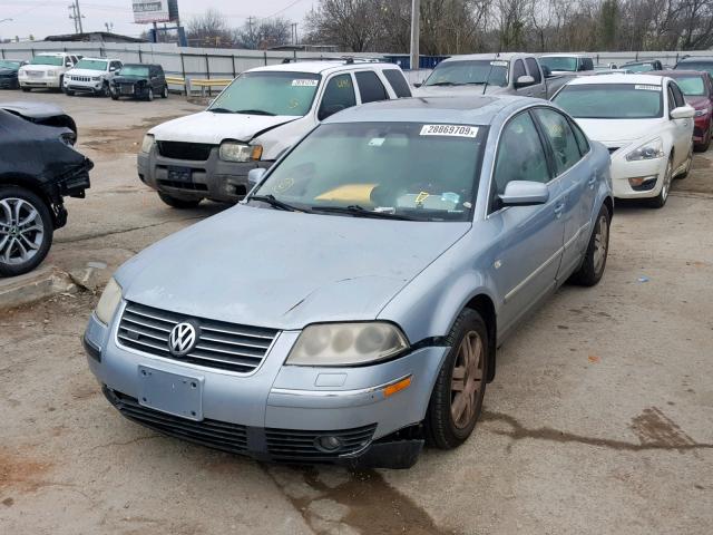 WVWUK63BX3P260610 - 2003 VOLKSWAGEN PASSAT W8 BLUE photo 2