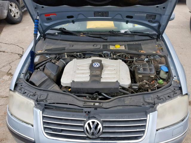 WVWUK63BX3P260610 - 2003 VOLKSWAGEN PASSAT W8 BLUE photo 7