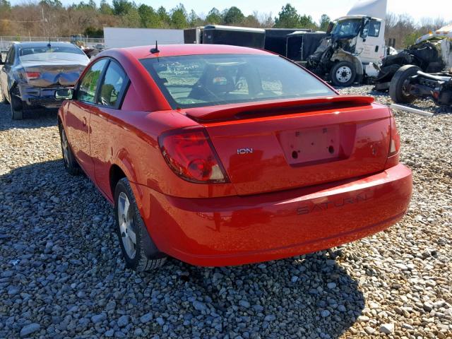 1G8AW15F86Z110590 - 2006 SATURN ION LEVEL RED photo 3