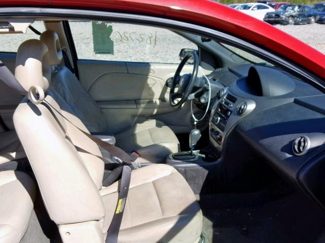 1G8AW15F86Z110590 - 2006 SATURN ION LEVEL RED photo 5