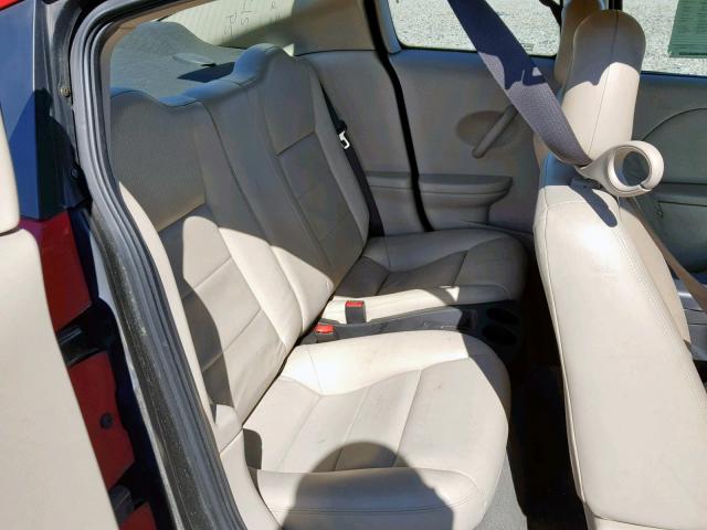 1G8AW15F86Z110590 - 2006 SATURN ION LEVEL RED photo 6