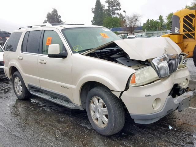 5LMEU68H75ZJ26262 - 2005 LINCOLN AVIATOR 奶油色 照片 1