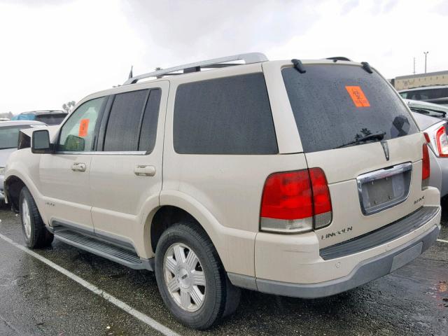 5LMEU68H75ZJ26262 - 2005 LINCOLN AVIATOR 奶油色 照片 3
