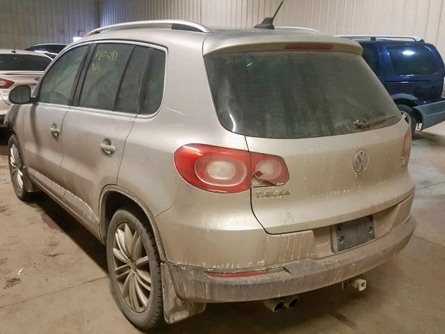 WVGBV95N59W505380 - 2009 VOLKSWAGEN TIGUAN SE SILVER photo 3