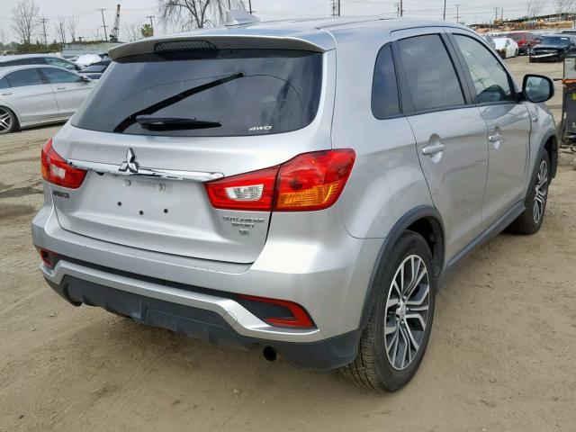 JA4AR3AW2JZ035418 - 2018 MITSUBISHI OUTLANDER SILVER photo 4