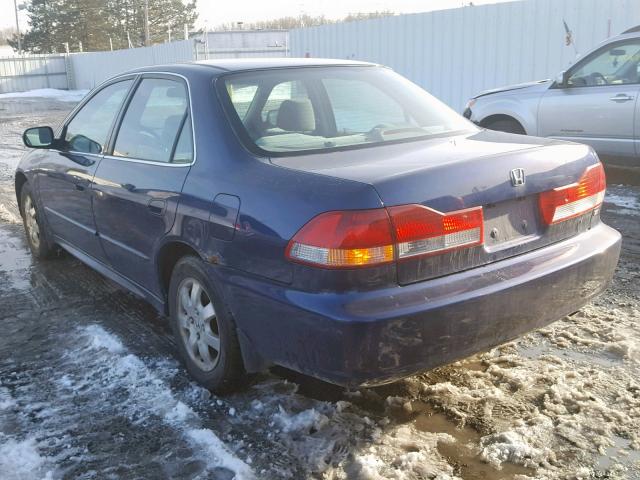 JHMCG66841C011249 - 2001 HONDA ACCORD EX BLUE photo 3