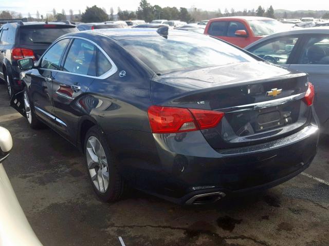 2G1125S36J9143084 - 2018 CHEVROLET IMPALA PRE GRAY photo 3