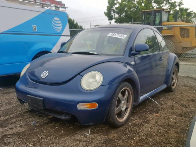 3VWCC21C6XM473298 - 1999 VOLKSWAGEN NEW BEETLE Blau Foto 2