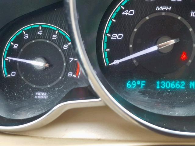 1G1ZE5EB6AF251581 - 2010 CHEVROLET MALIBU LTZ ყავისფერი ფოტო 8