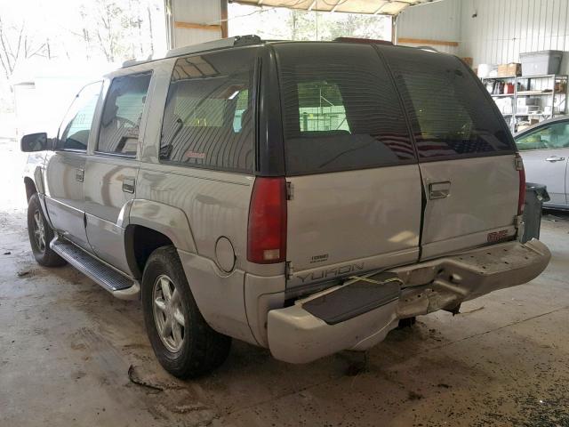 1GKEK13R6YR136483 - 2000 GMC YUKON DENA BROWN photo 3