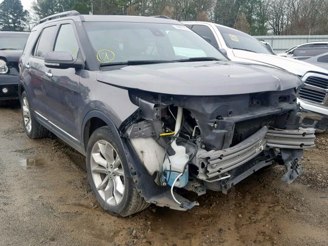 1FM5K7F87EGA85497 - 2014 FORD EXPLORER L GRAY photo 1