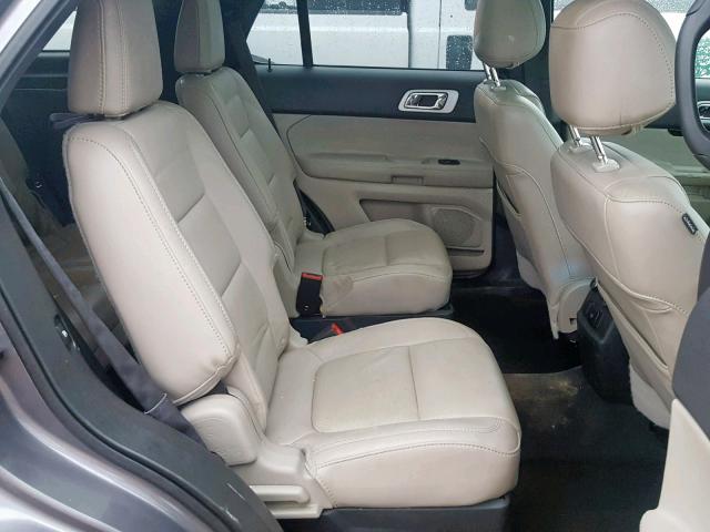 1FM5K7F87EGA85497 - 2014 FORD EXPLORER L GRAY photo 6