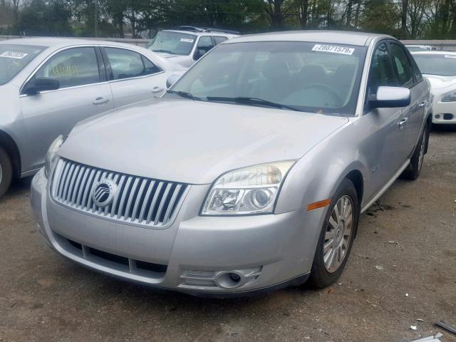 1MEHM40W88G619322 - 2008 MERCURY SABLE LUXU SILVER photo 2