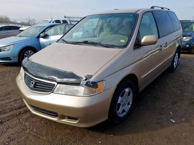 2HKRL1865YH564352 - 2000 HONDA ODYSSEY EX  photo 2