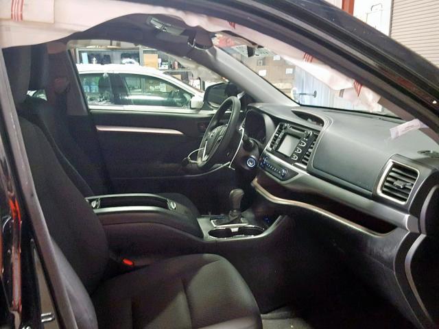 5TDZKRFH5FS081070 - 2015 TOYOTA HIGHLANDER BLACK photo 5