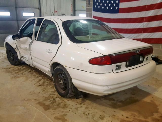 3FAFP6632YM108404 - 2000 FORD CONTOUR SE WHITE photo 3