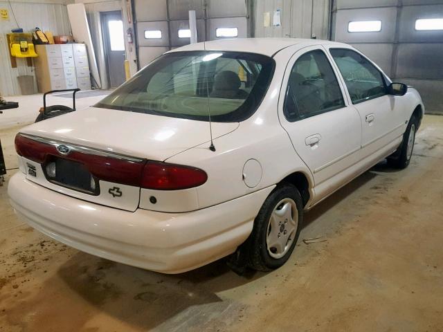 3FAFP6632YM108404 - 2000 FORD CONTOUR SE WHITE photo 4