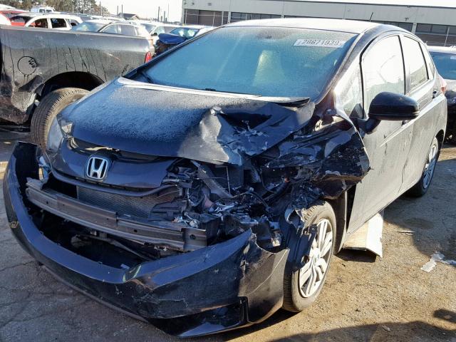 JHMGK5H57HS022310 - 2017 HONDA FIT LX BLACK photo 2