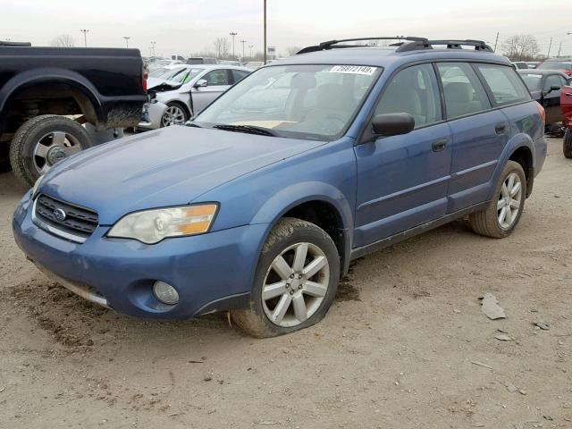 4S4BP61C977319796 - 2007 SUBARU LEGACY OUT BLUE photo 2