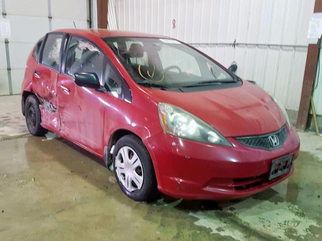 JHMGE8H27AC013279 - 2010 HONDA FIT RED photo 1